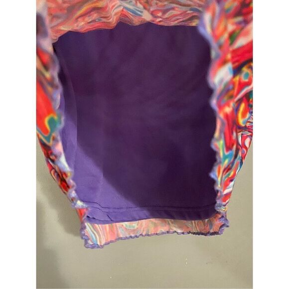 Shein Tye Dye Mesh Overlay Skirt Size Small - Picture 7 of 9